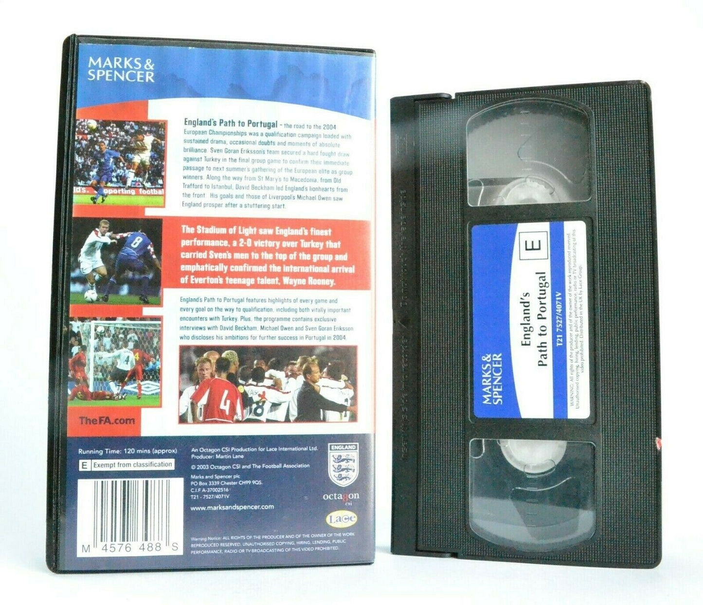 England's Path To Portugal: Documentary - Special Edition - Football - Pal VHS-