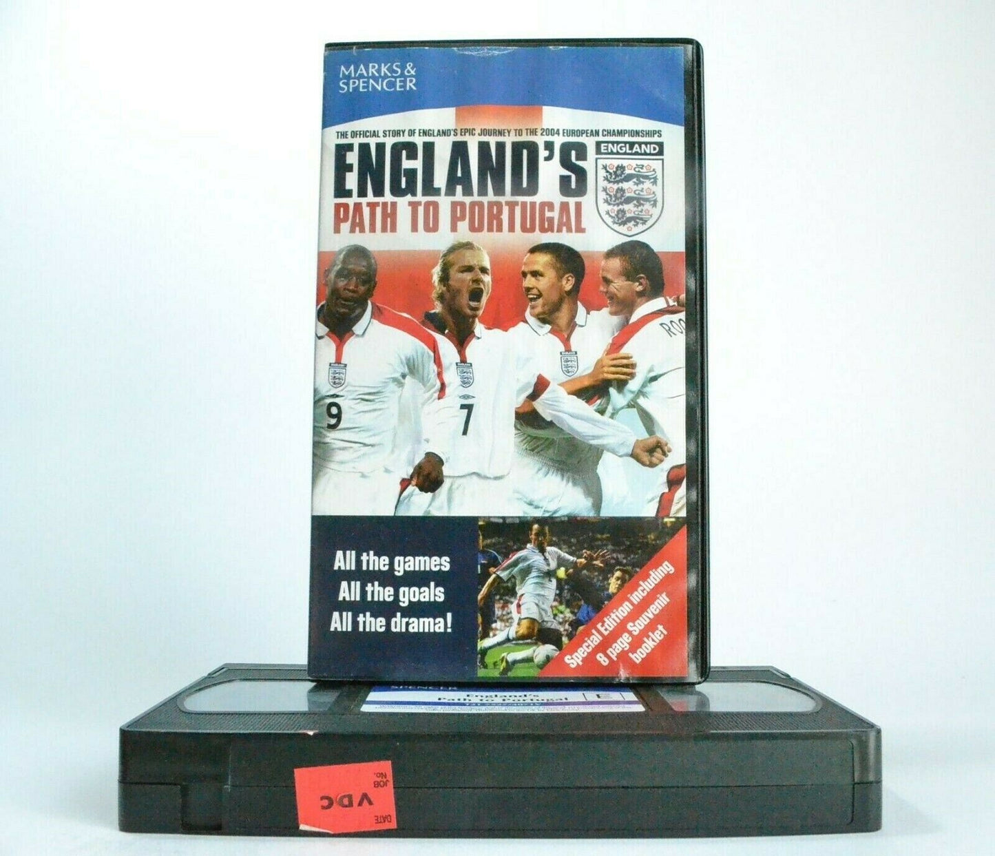 England's Path To Portugal: Documentary - Special Edition - Football - Pal VHS-