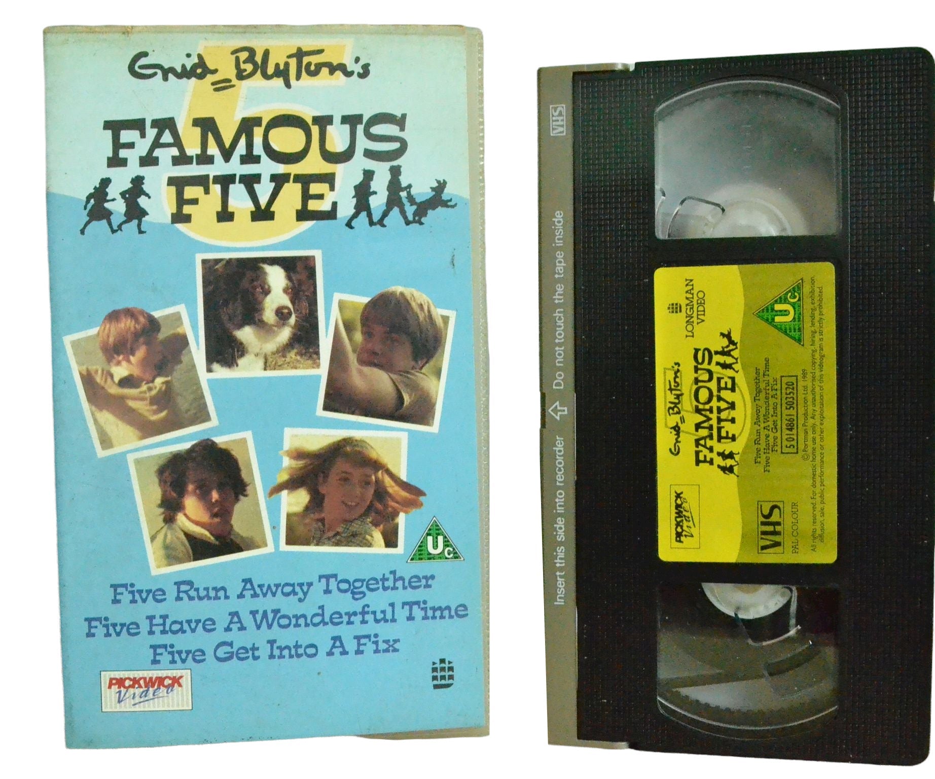 Enid Blyton's Famous Five - Michelle Gallager - Pickwick Video - Children's - Pal VHS-