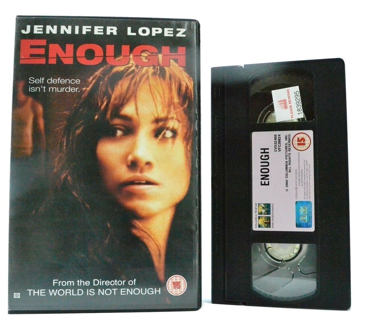 Enough: Based On A.Quindlen Novel - Thriller - Large Box - Jennifer Lopez - VHS-