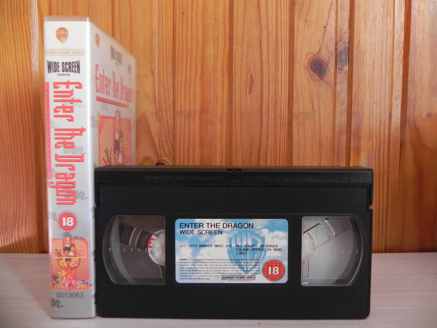 Enter The Dragon - Bruce Lee - Widescreen - Remastered Kung-Fu - Action - VHS-