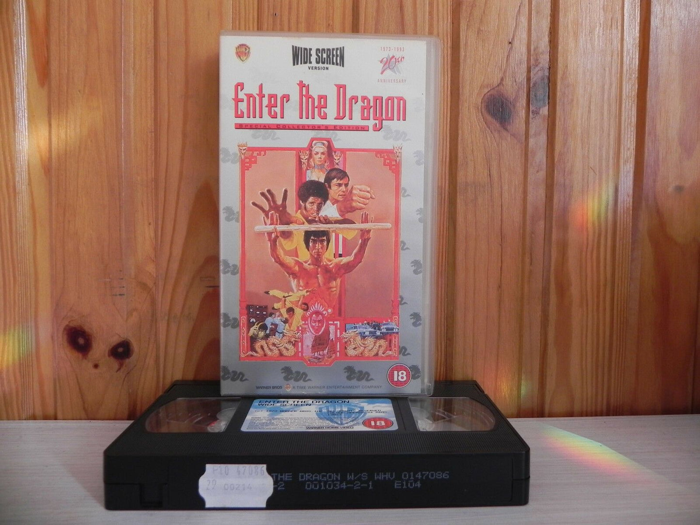 Enter The Dragon - Bruce Lee - Widescreen - Remastered Kung-Fu - Action - VHS-