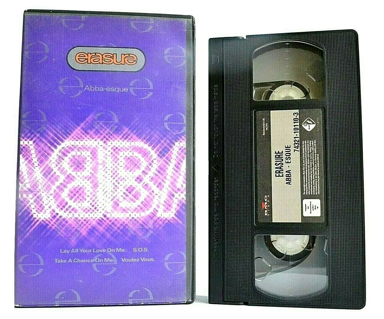 Erasure (BMG Video): Abba-Esque - Voulez Vous - S.O.S. - Music Performance - VHS-