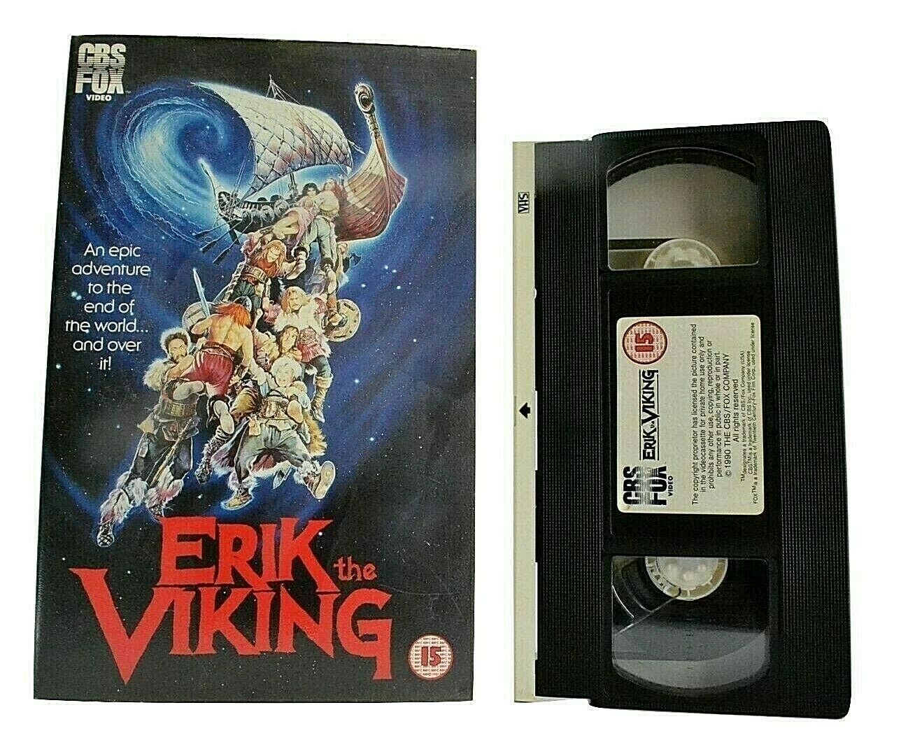 Erik The Viking (1989) -<Double Sleeve>- Fantasy Adventure - Tim Robbins - VHS-