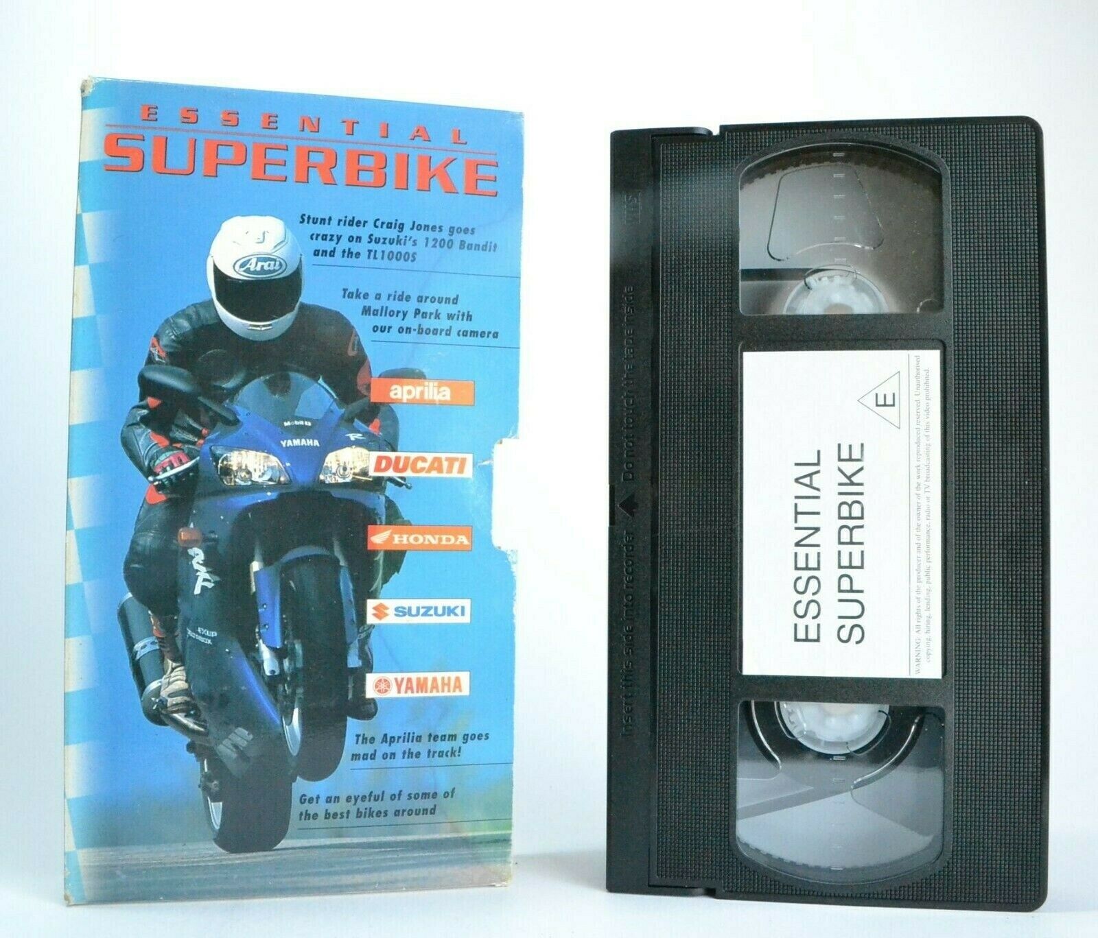 Essential Superbike - Craig Jones - Ducati - Honda - Suzuki - Motorcycling - VHS-