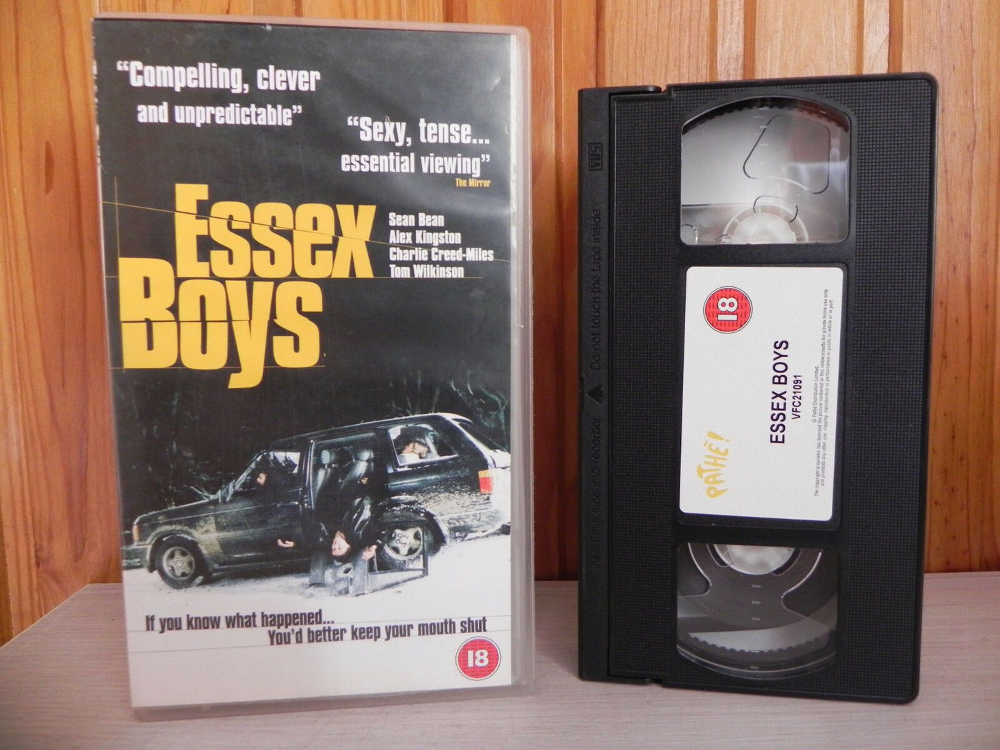 Essex Boys - Sean Bean - Alex Kingston - Charlie Creed-Miles - Action - Pal VHS-