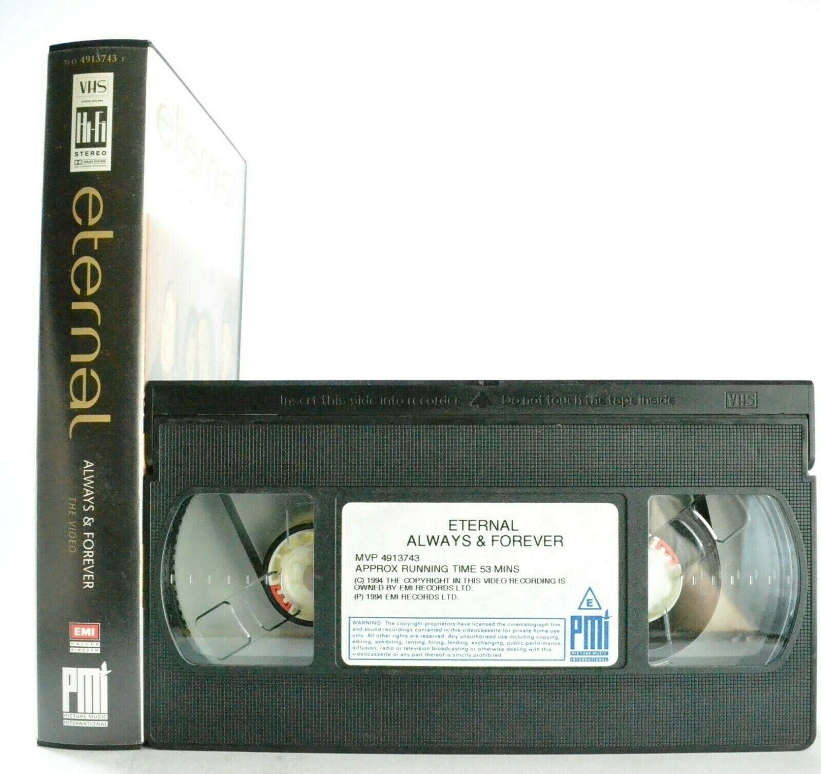 Eternal: Always And Forever - The Video - Stay - Save Our Love - Music - Pal VHS-