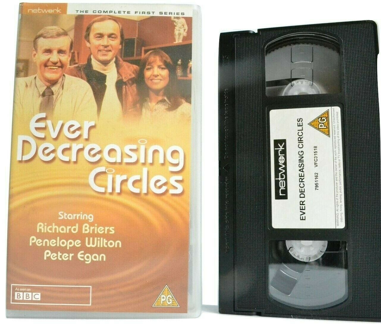 Ever Decreasing Circles [Complete 1st Series] BBC Comedy - Richard Briers - VHS-