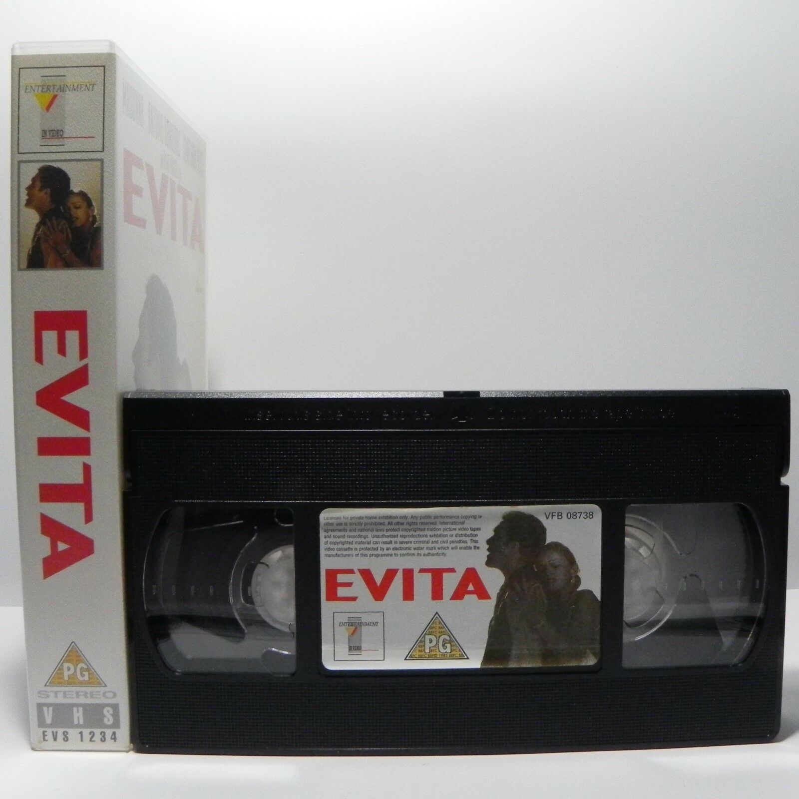 Evita: A.Parker Film - Based On True Story - Madonna/A.Banderas/J.Pryce - VHS-