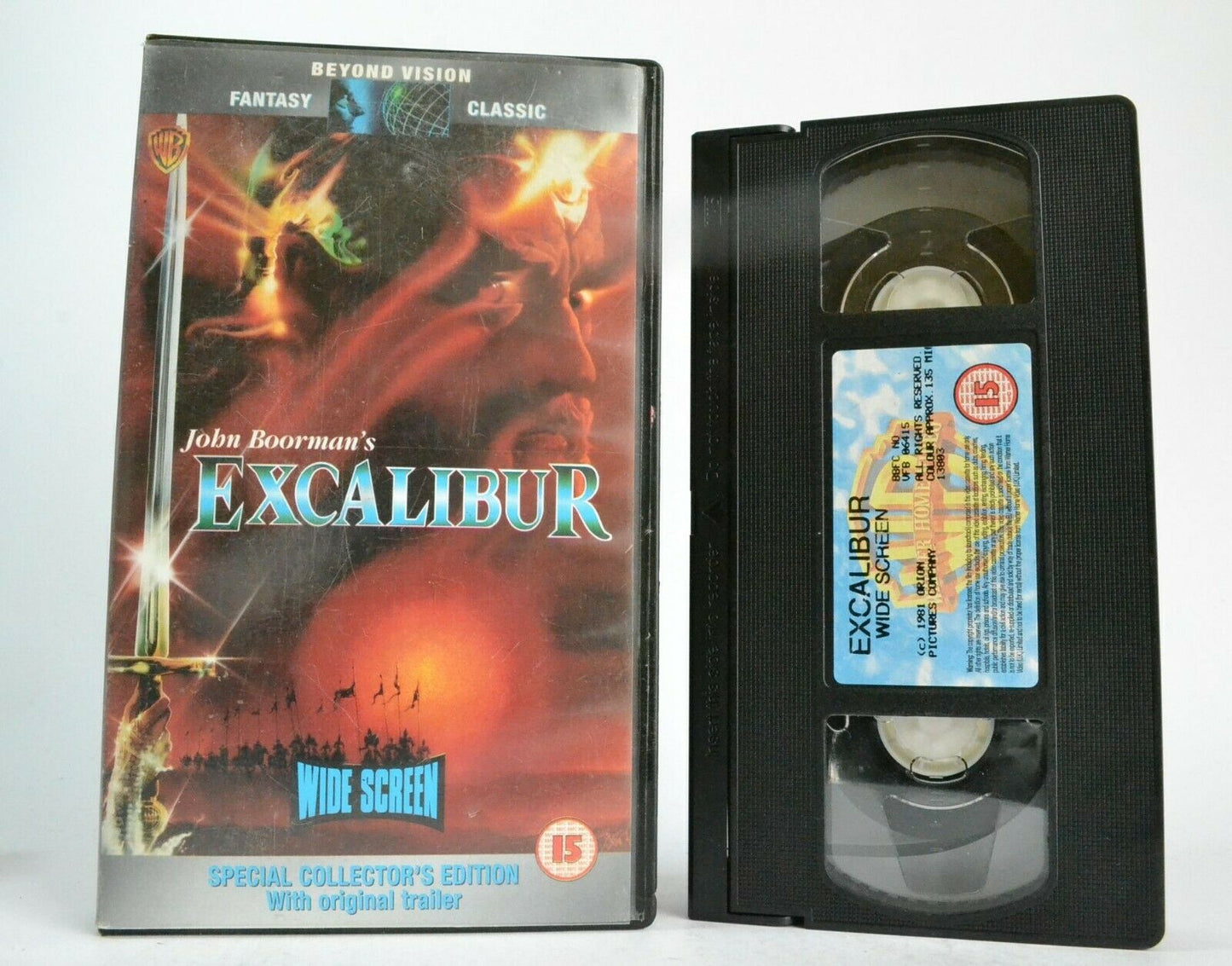 Excalibur (1981): Collector's Edition - Widescreen - Fantasy - VHS-