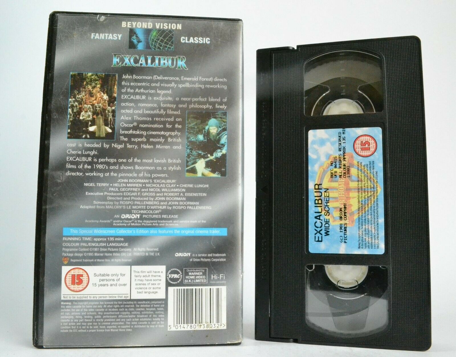 Excalibur (1981): Collector's Edition - Widescreen - Fantasy - VHS-