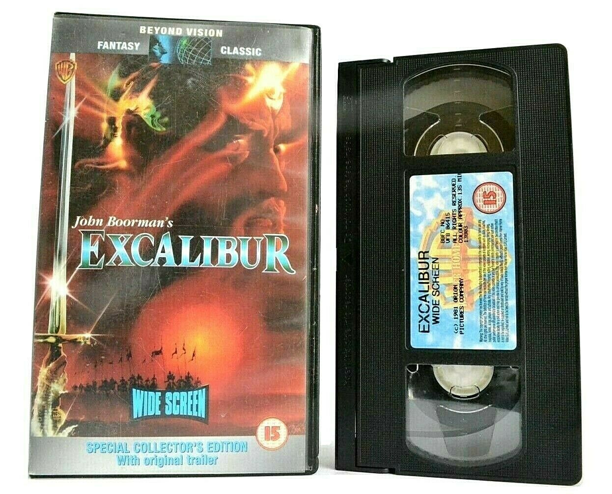 Excalibur (1981): Collector's Edition - Widescreen - Fantasy - VHS-