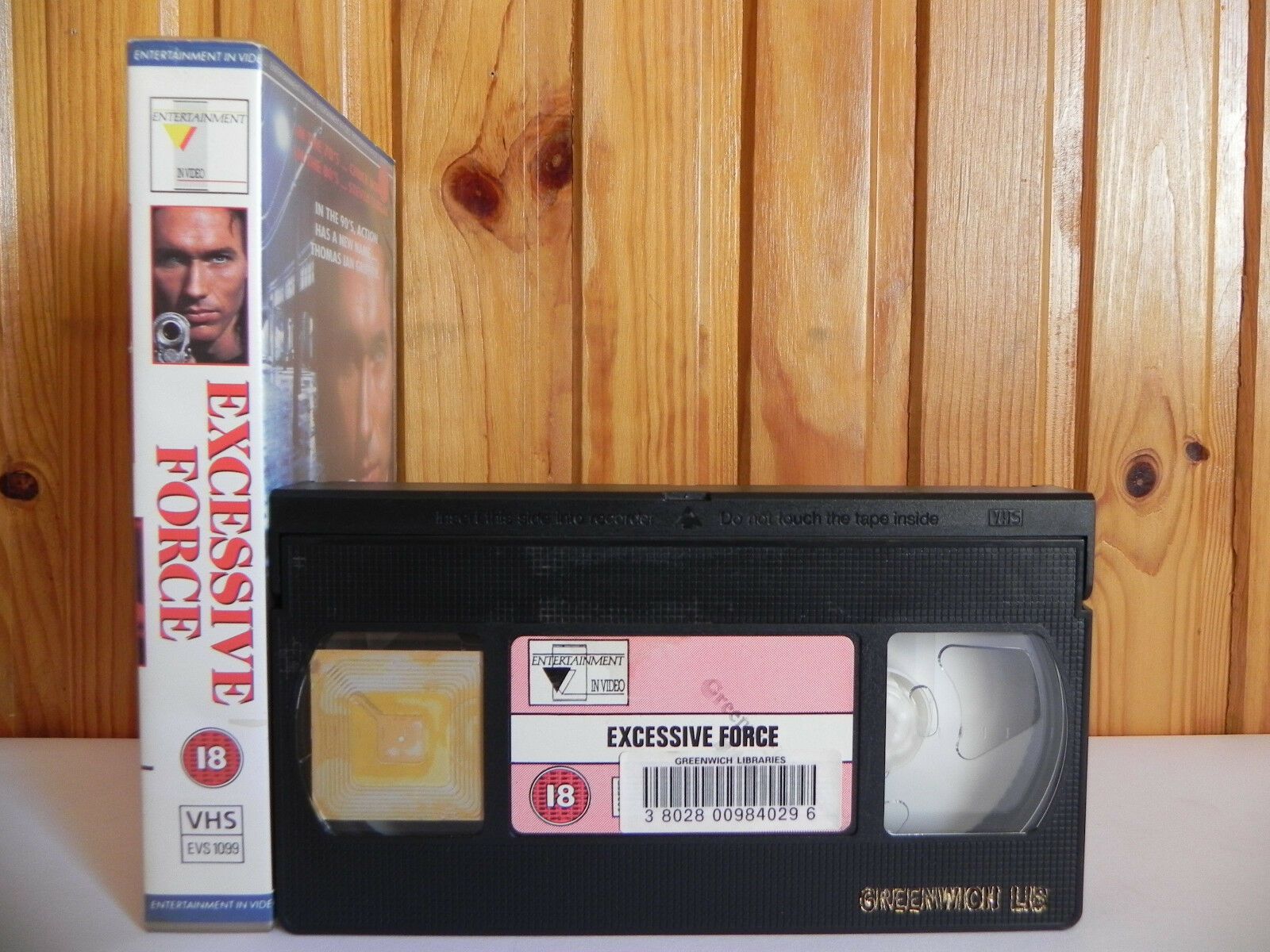 Excessive Force - Video - Action - Punishment Crime - Pal VHS-