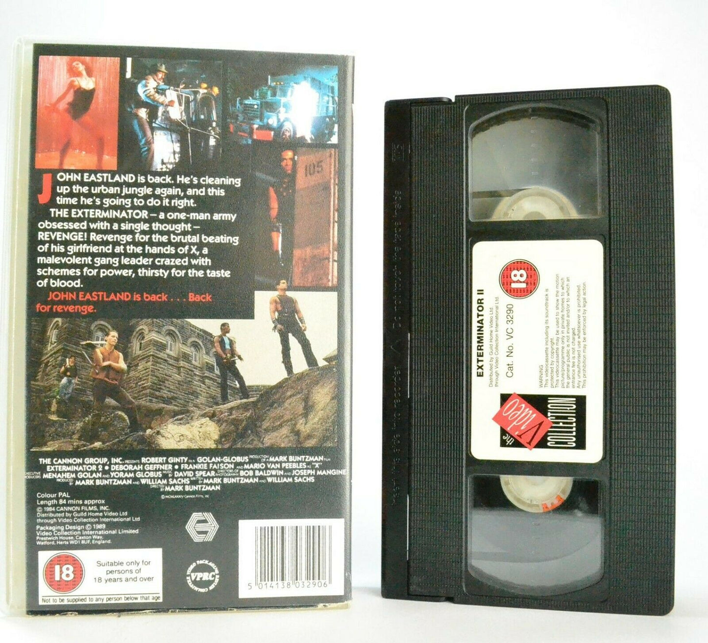 Exterminator 2: Action Thriller (1984) - Nightmare On New York Streets - Pal VHS-