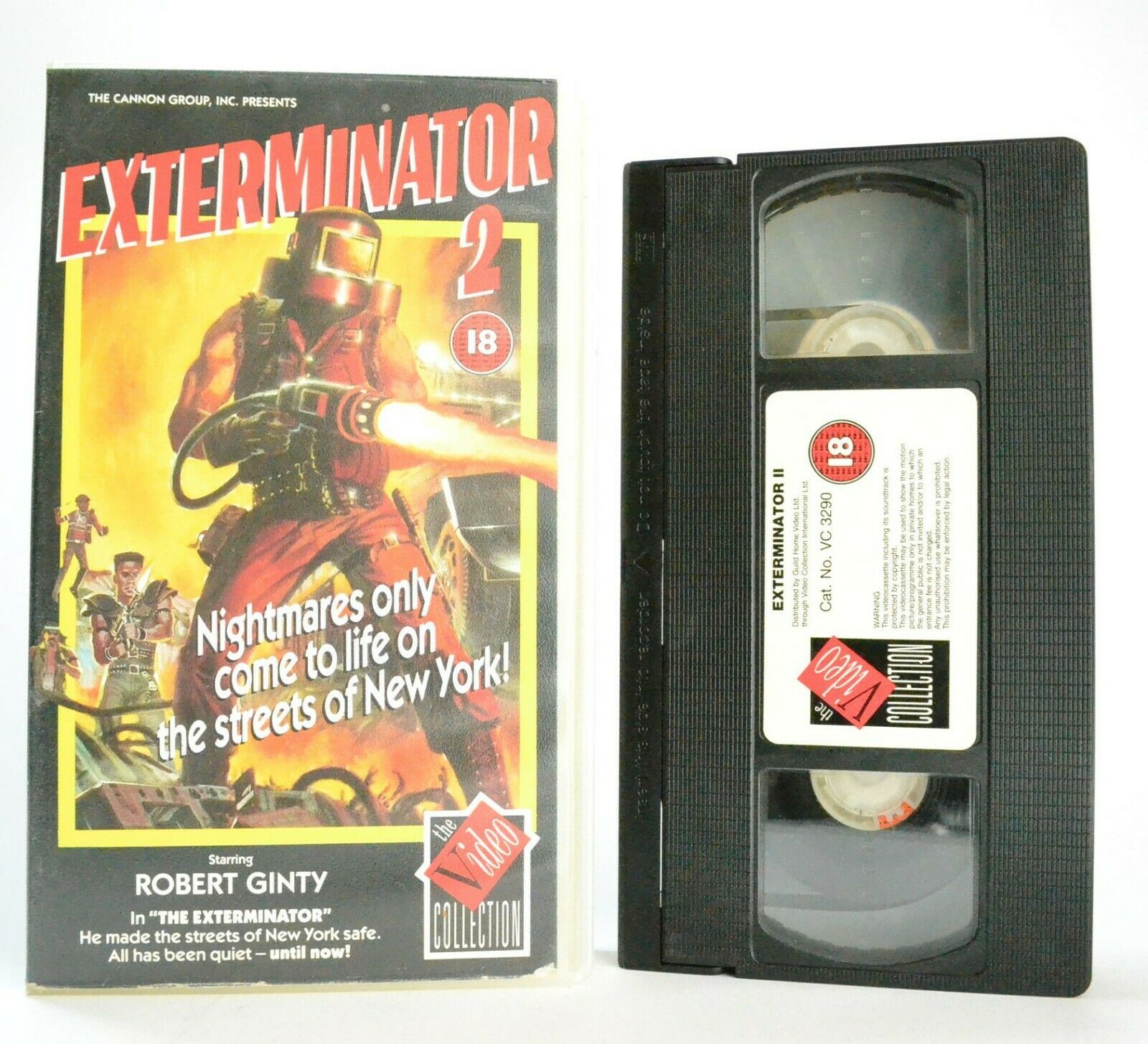 Exterminator 2: Action Thriller (1984) - Nightmare On New York Streets - Pal VHS-