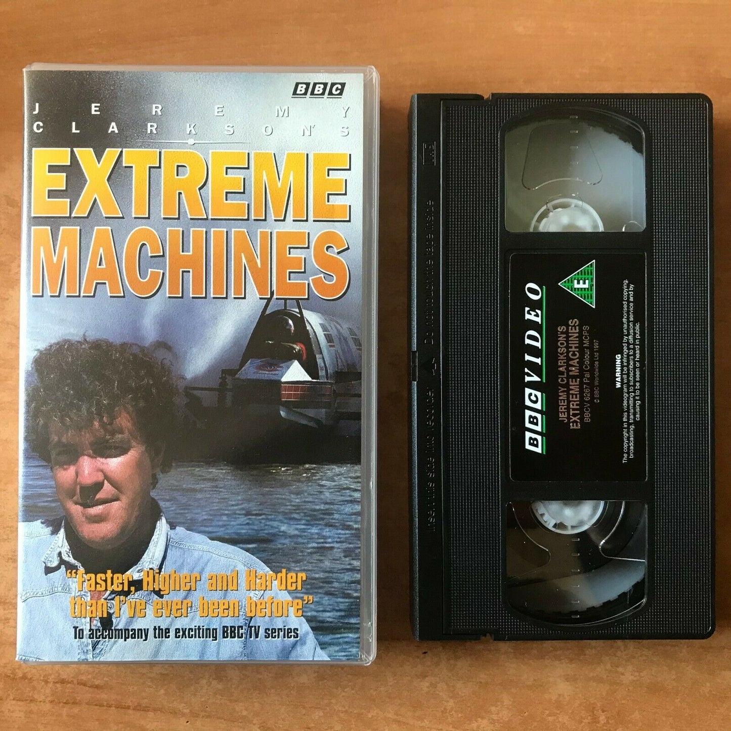 Extreme Machines; [Jeremy Clarkson] BBC Series - Super Charger V8 - Pal VHS-