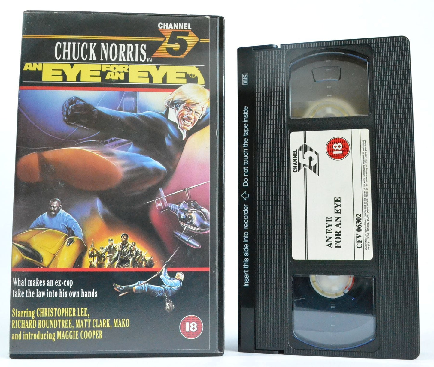 Eye For An Eye: C.Norris - R.Roundtree - (1981) Adams Apple Action - Pal VHS-