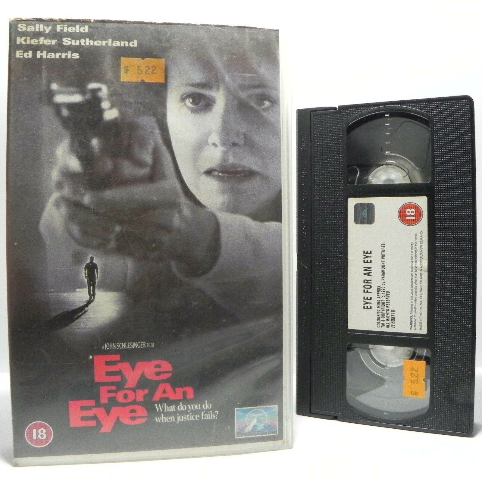 Eye For An Eye: S.Field/K.Sutherland/E.Harris - Thriller - Large Box - Pal VHS-