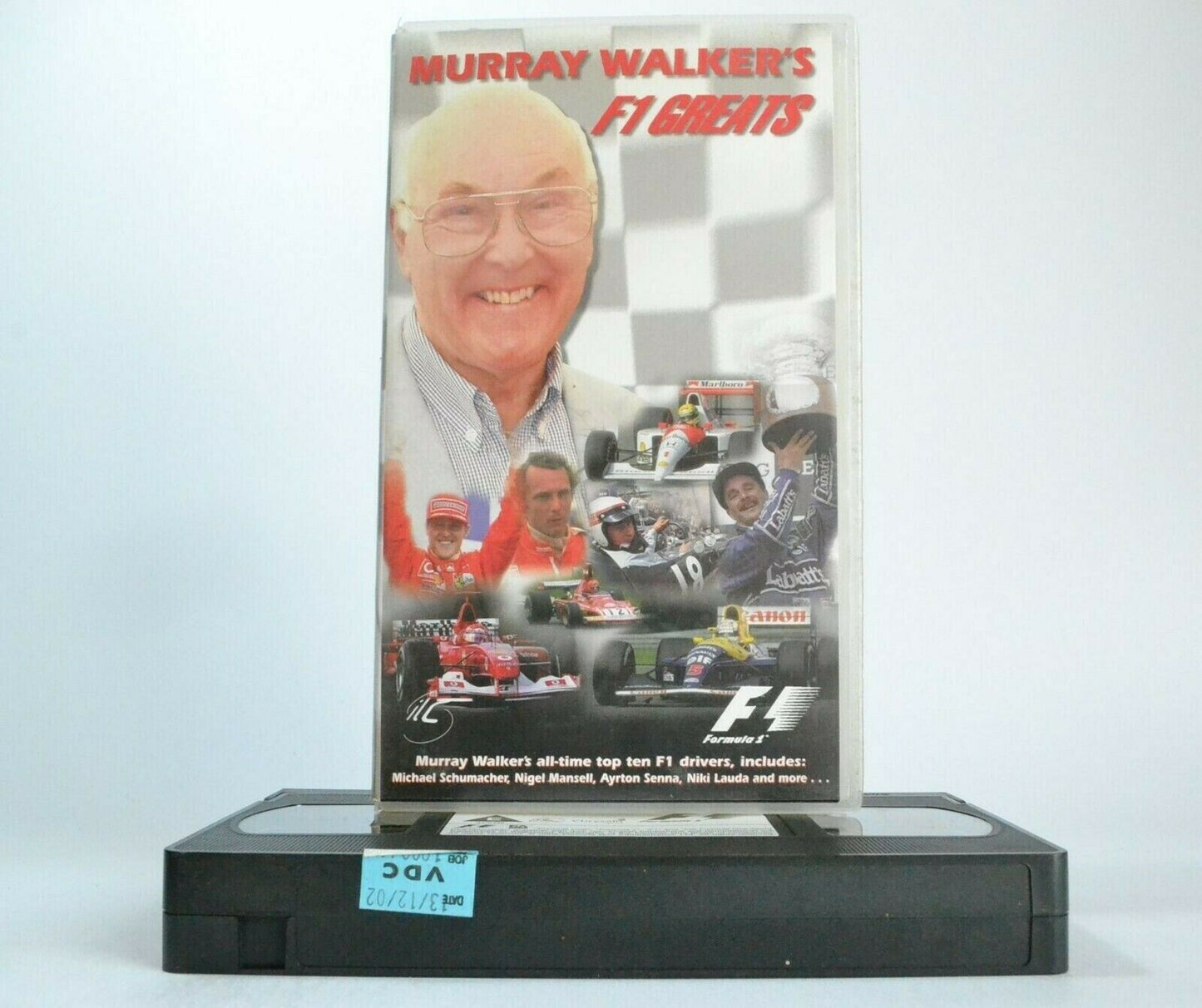 F1 Greats; [Murray Walker] - Formula One - Michael Schumacher - Niki Lauda - VHS-