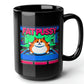 Fat Pussy Black Mug (15oz) - gifts for gaming boyfriend-15oz-