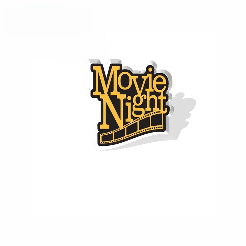 FREE Popcorn? Ultimate Movie Fan Selection: 12 Iconic Film-Themed Pin Brooches-MOVIE NIGHT-