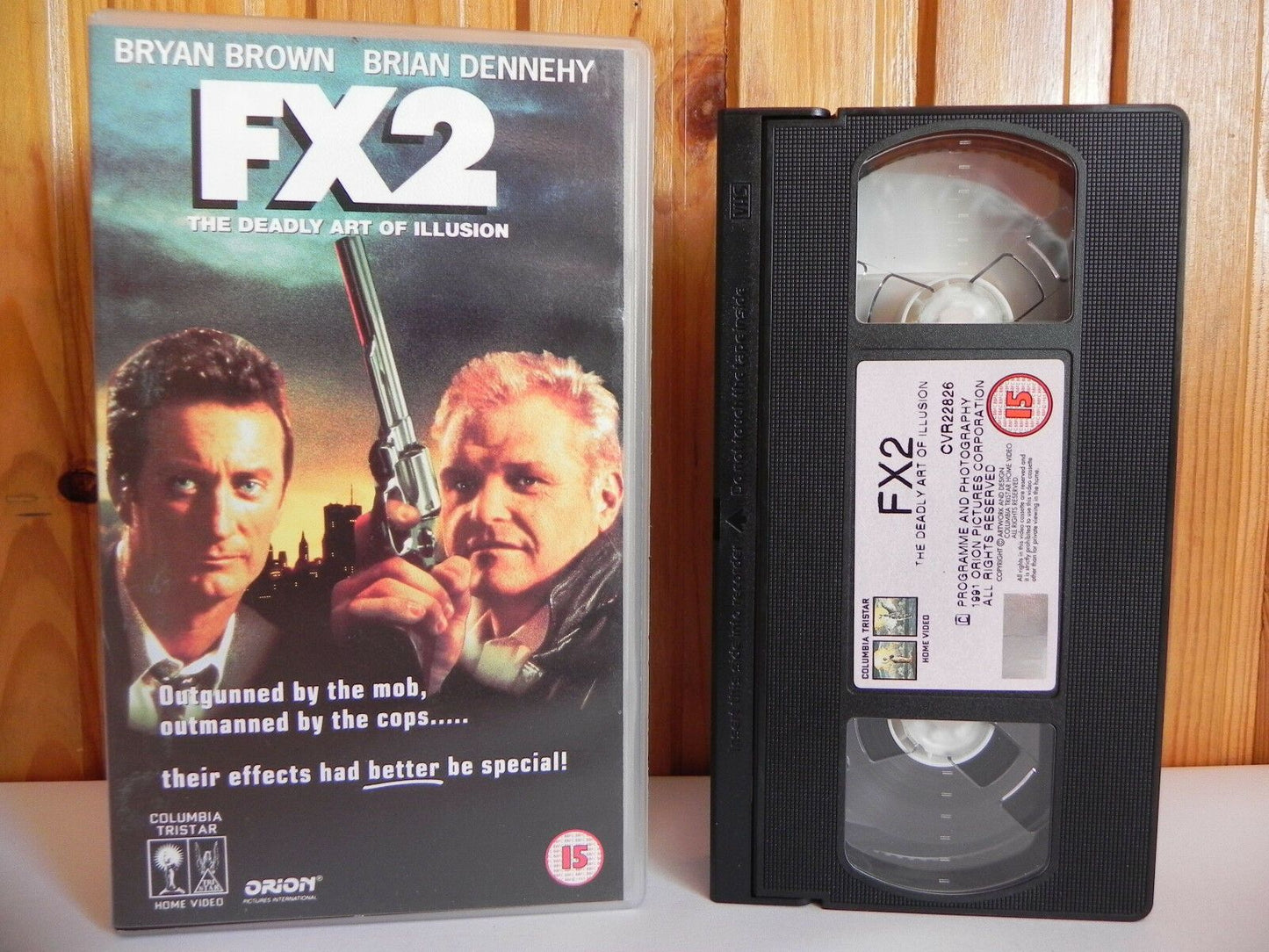 FX 2: The Deadly Art Of Illusion - Columbia - Action - Brian Dennehy - Pal VHS-