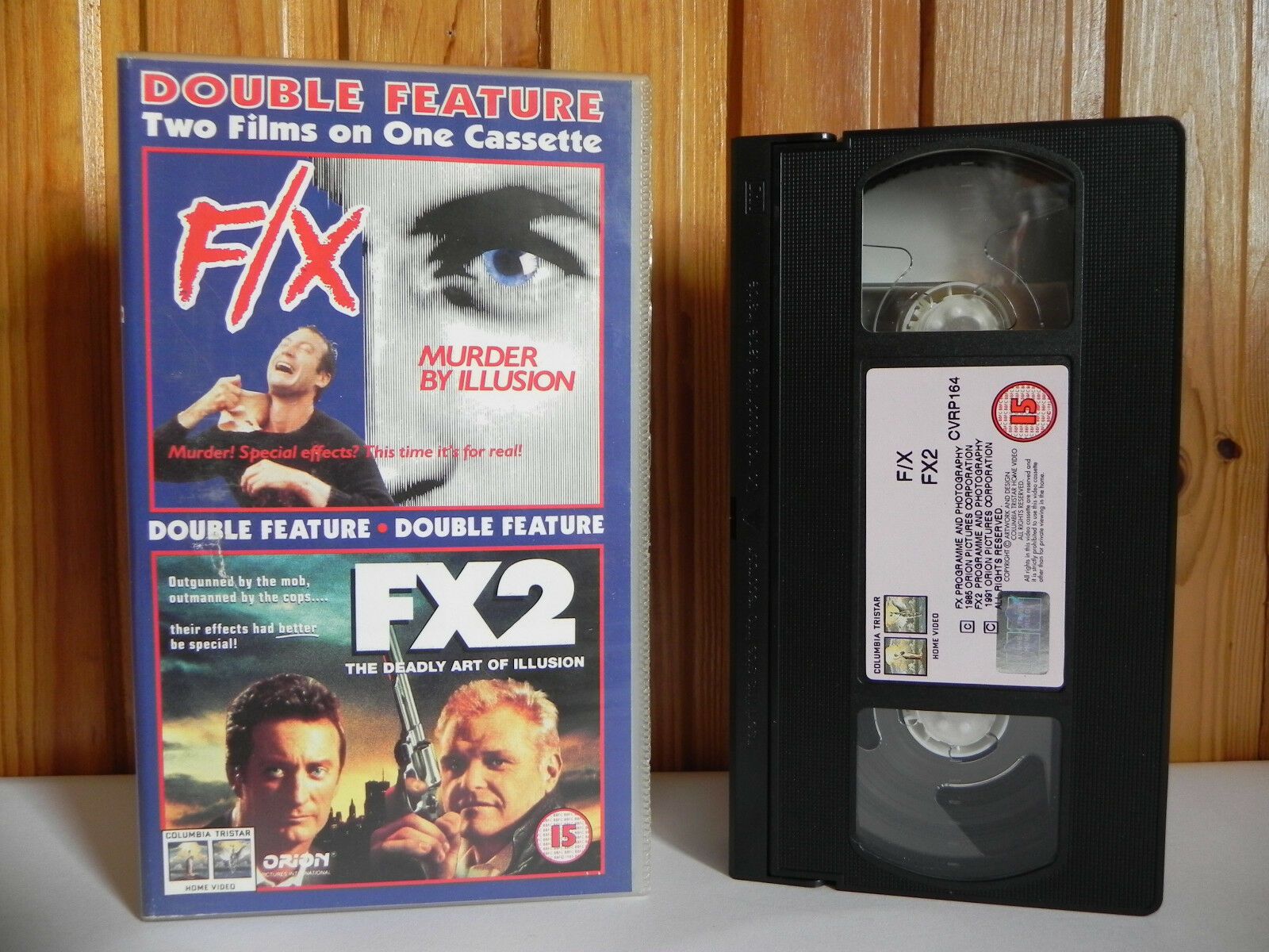 FX:Murder By Illusion/FX 2:The Deadly Art Of Illusion - Columbia - Action - VHS-