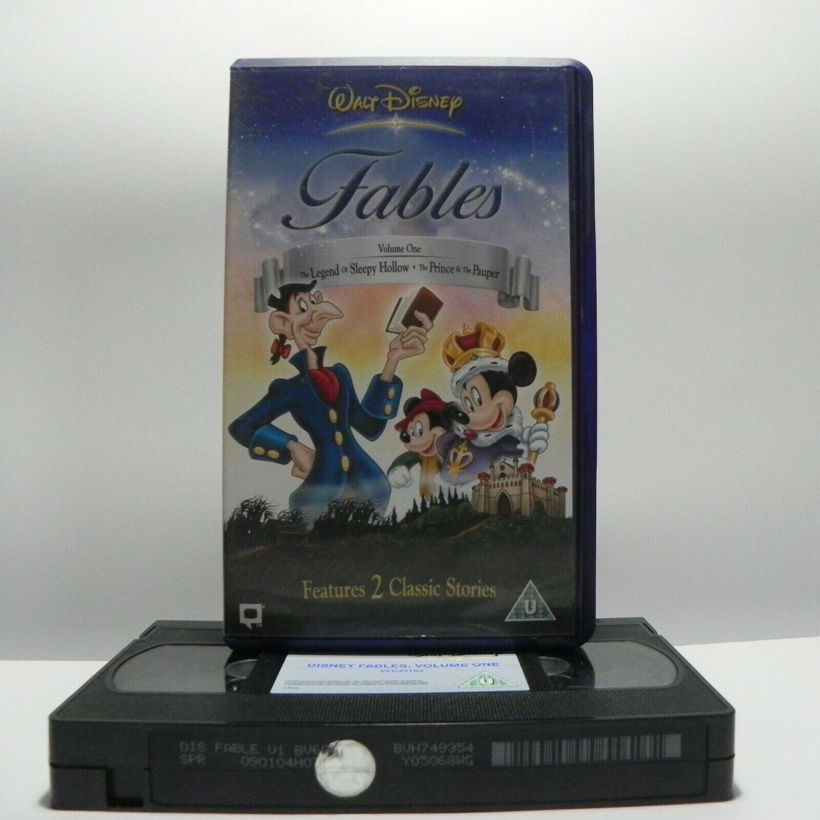 Fables - Classic Tales - Disney's Magic - Brilliant Animation - Kids - Pal VHS-