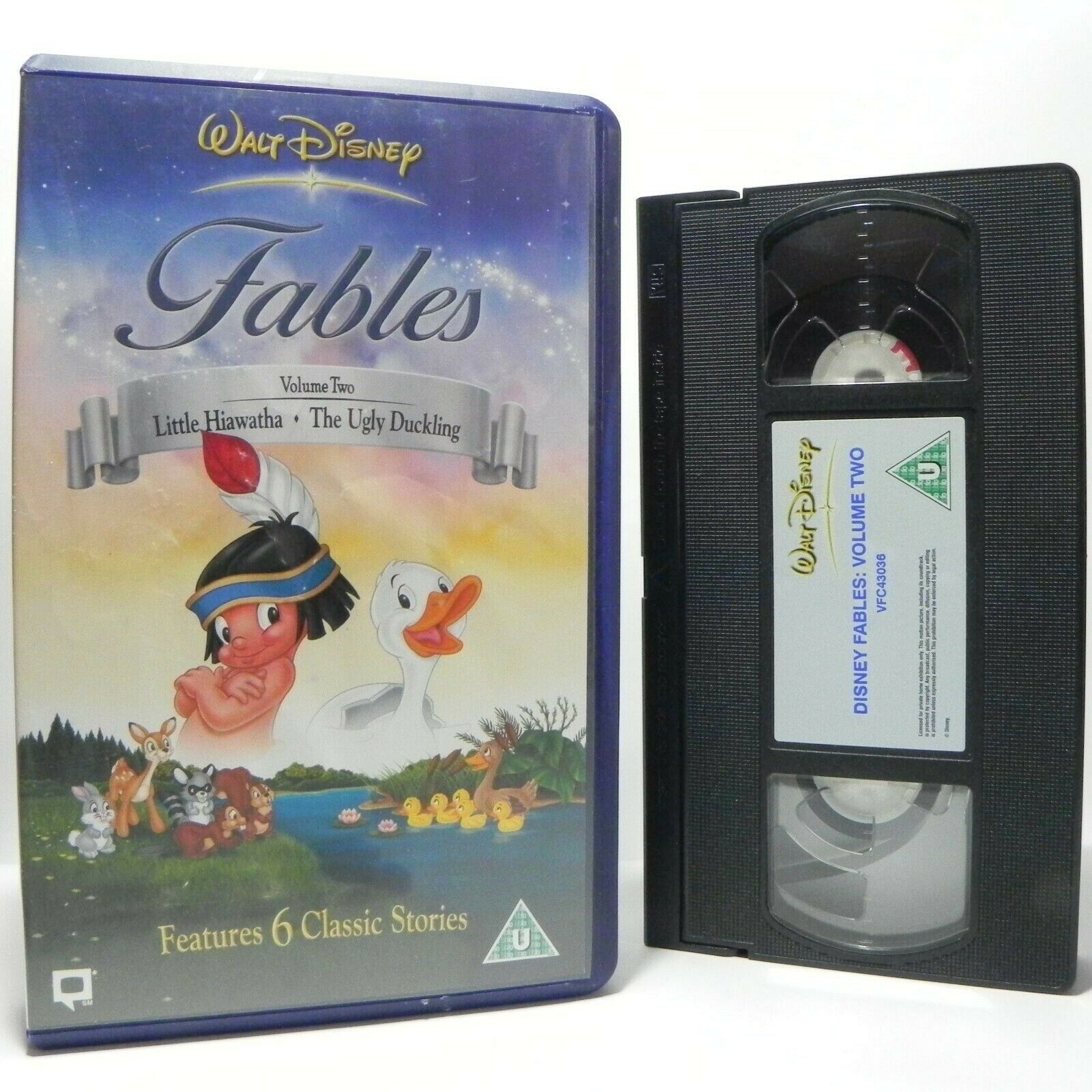 Fables: Voume 2 - Clasic Stories - Walt Disney - Animated - Children's - Pal VHS-