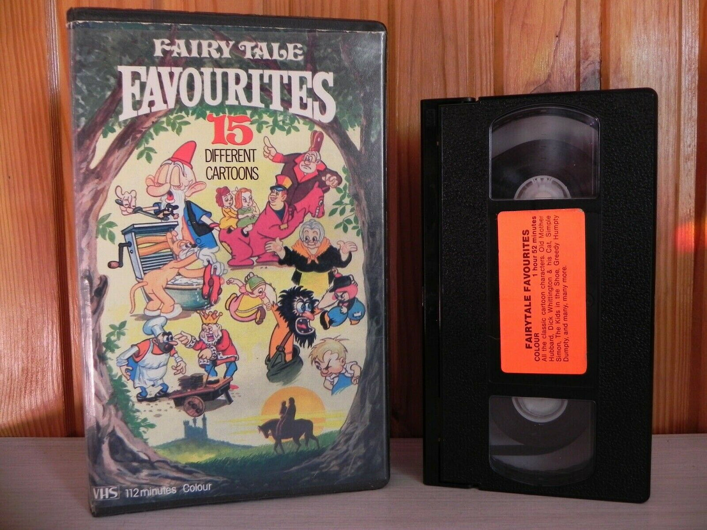 Fairy Tale Favourites - Pre-Cert Video - Big Box - 15 Vintage Cartoons - Pal VHS-