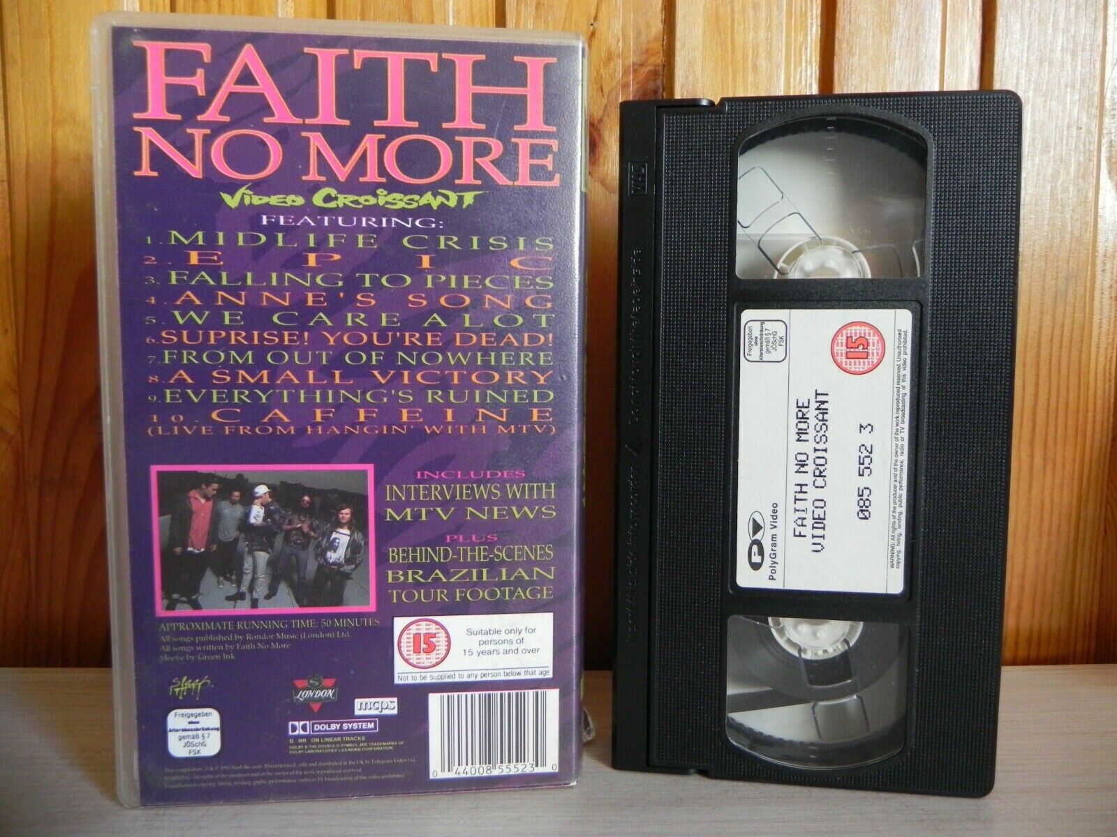 Faith No More - Video Croissant - Video Clips - Interviews - Music - Pal VHS-