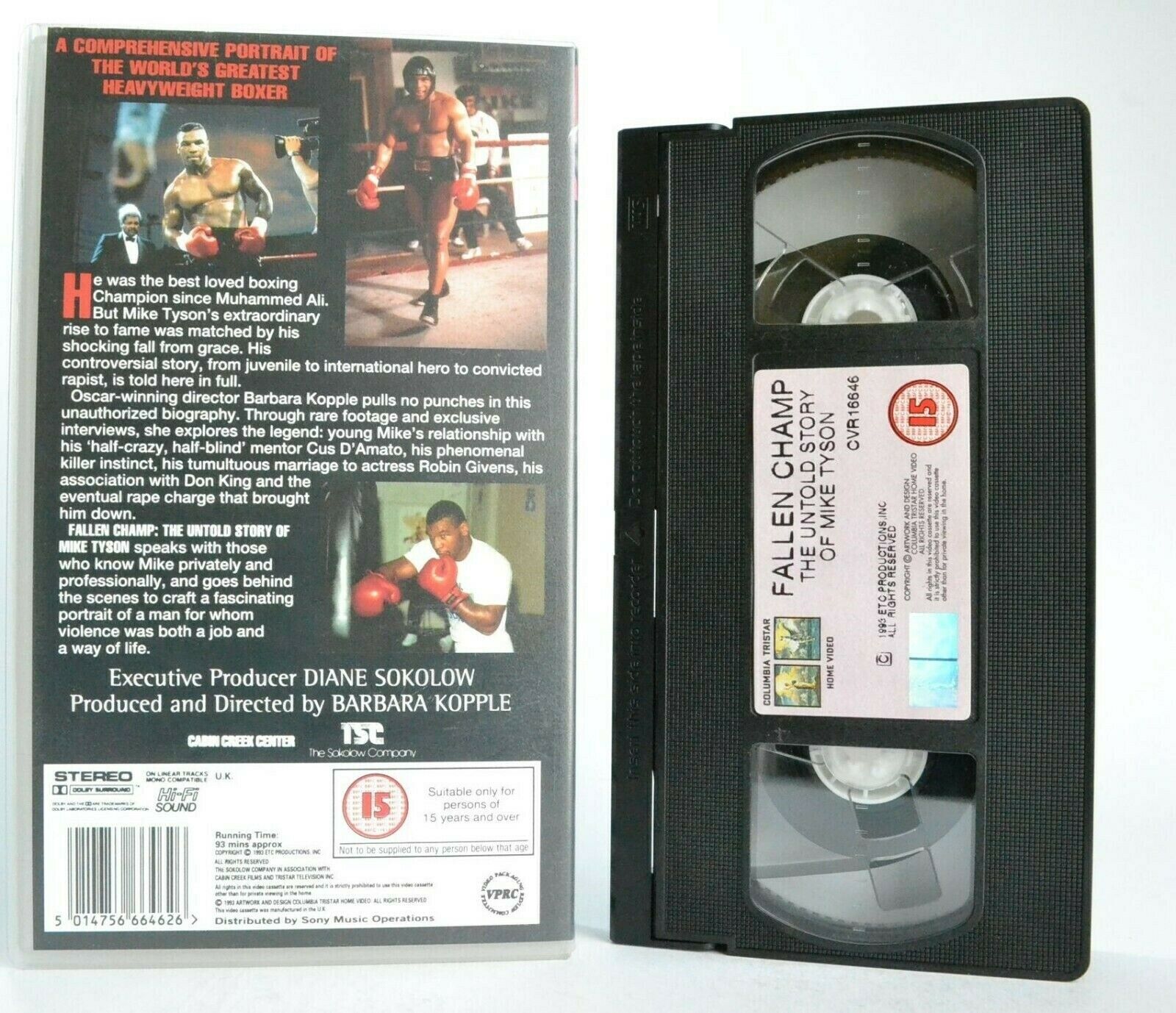 Fallen Champ: The Untold Story Of Mike Tyson - Iron Mike - Documentary - VHS-