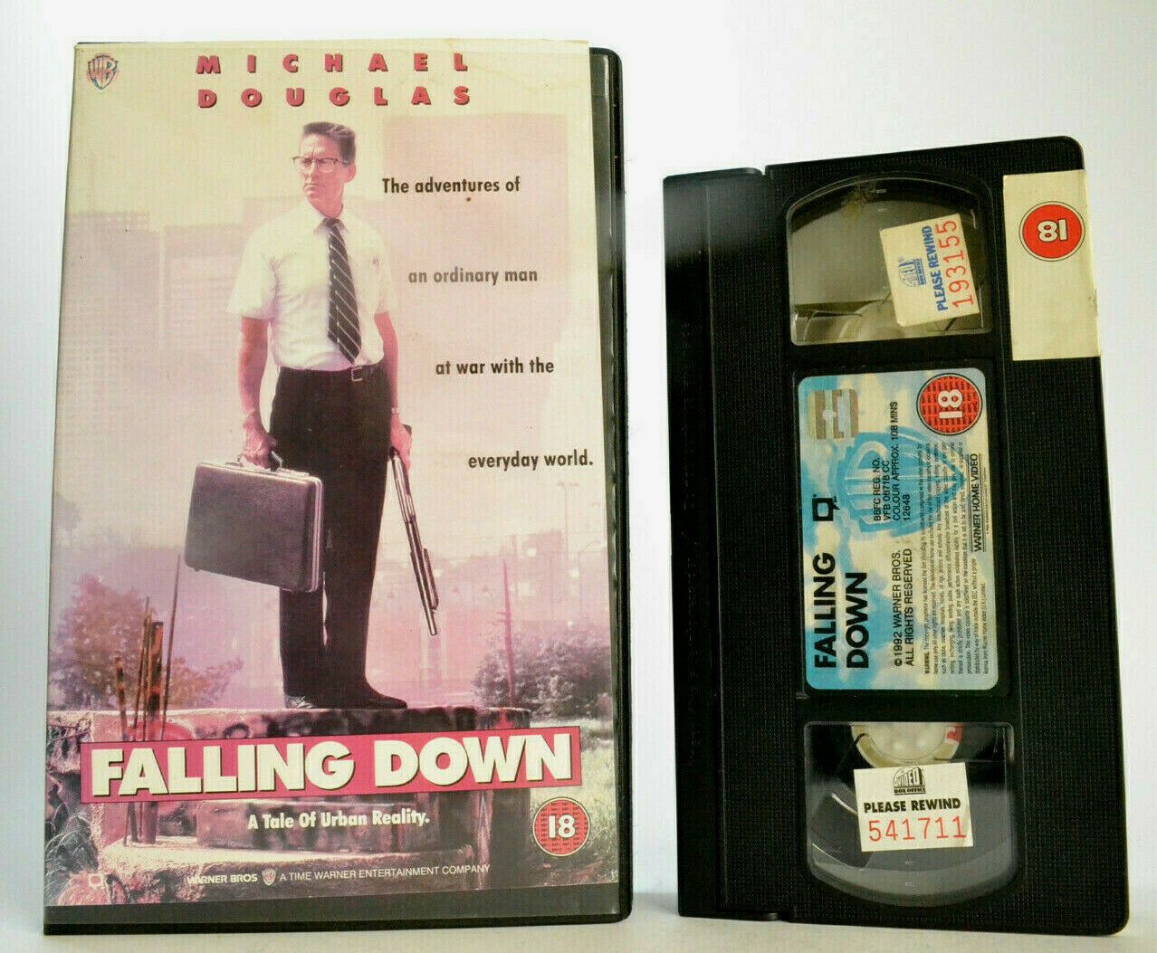 Falling Down - Urban Reality VS Armed To The Teeth Midlife Crisis - ExRental VHS-