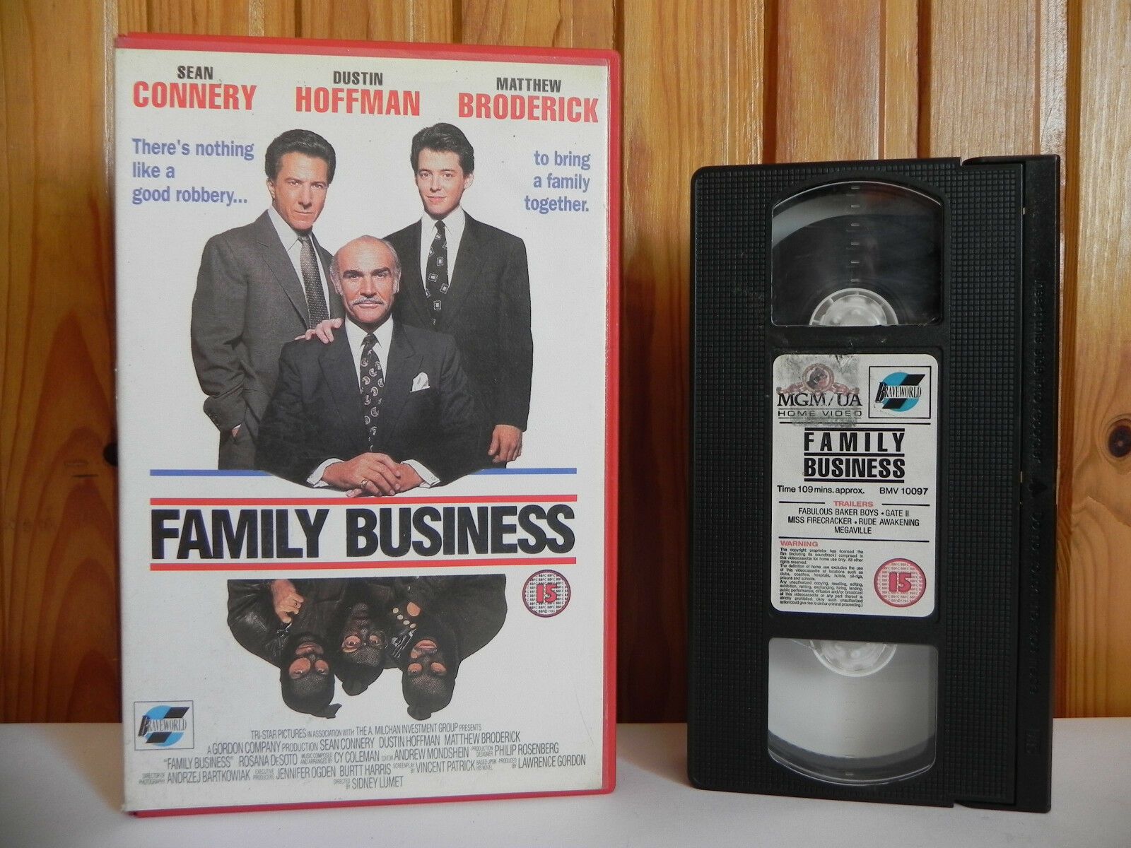 Family Business - Braveworld - Comedy - Connery - Hoffman - Ex-Rental - Pal VHS-