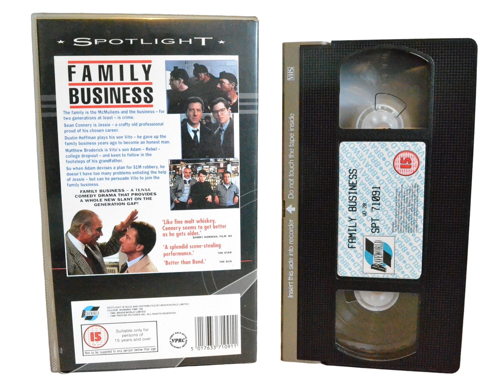 Family Business - Sean Connery - Braveworld - SPT71091 - Drama - Pal - VHS-