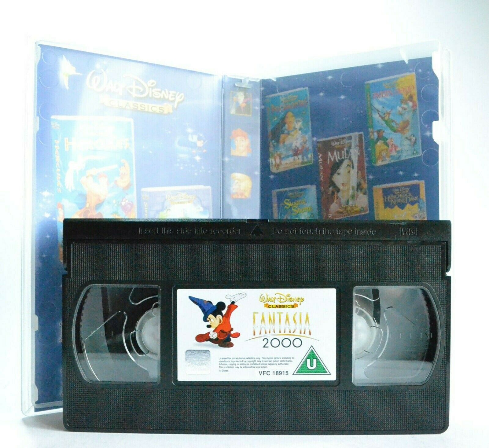 Fantasia 2000: Magical Masterpiece - Walt Disney Classics - Animated - Pal VHS-