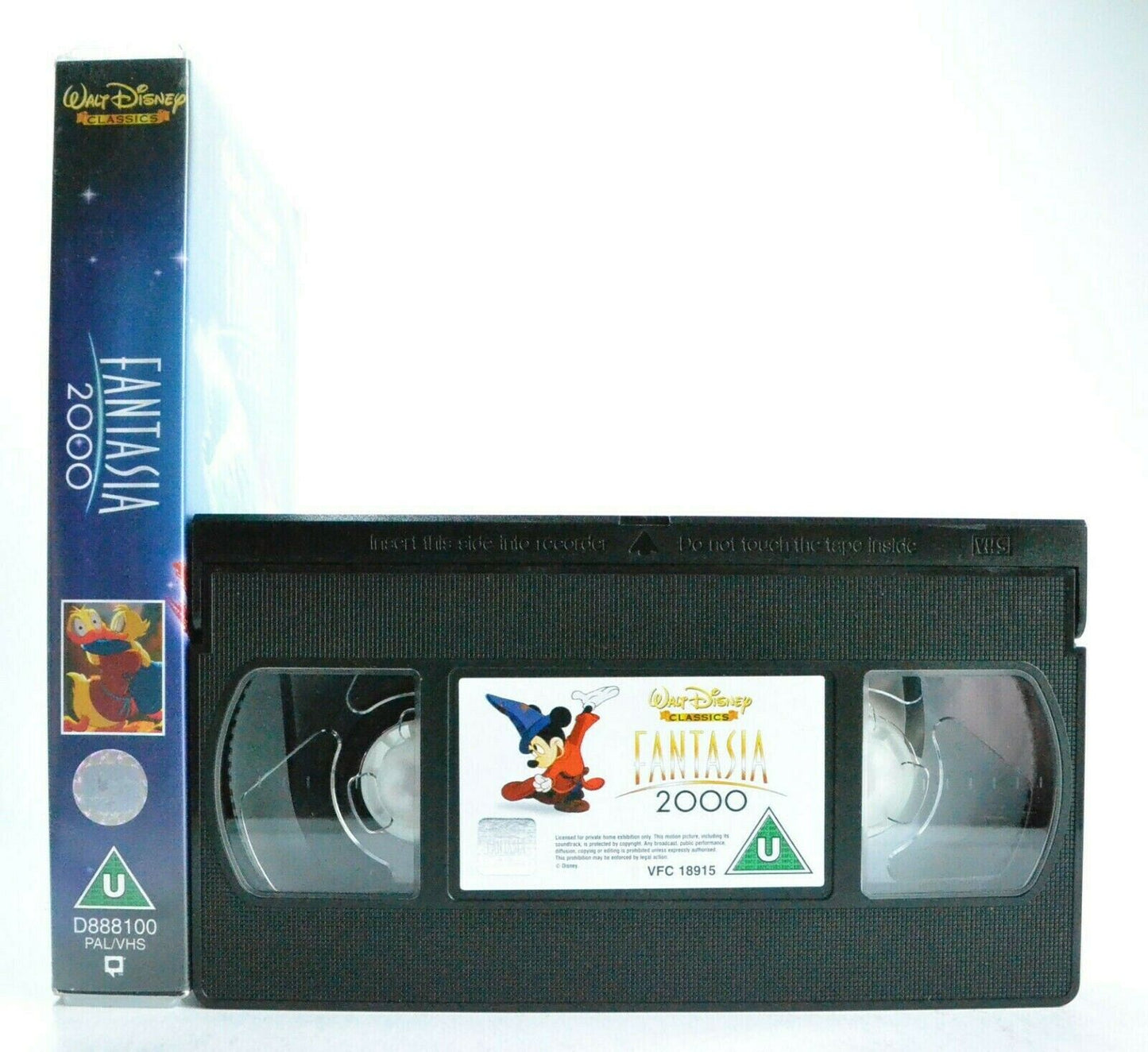 Fantasia 2000: Magical Masterpiece - Walt Disney Classics - Animated - Pal VHS-