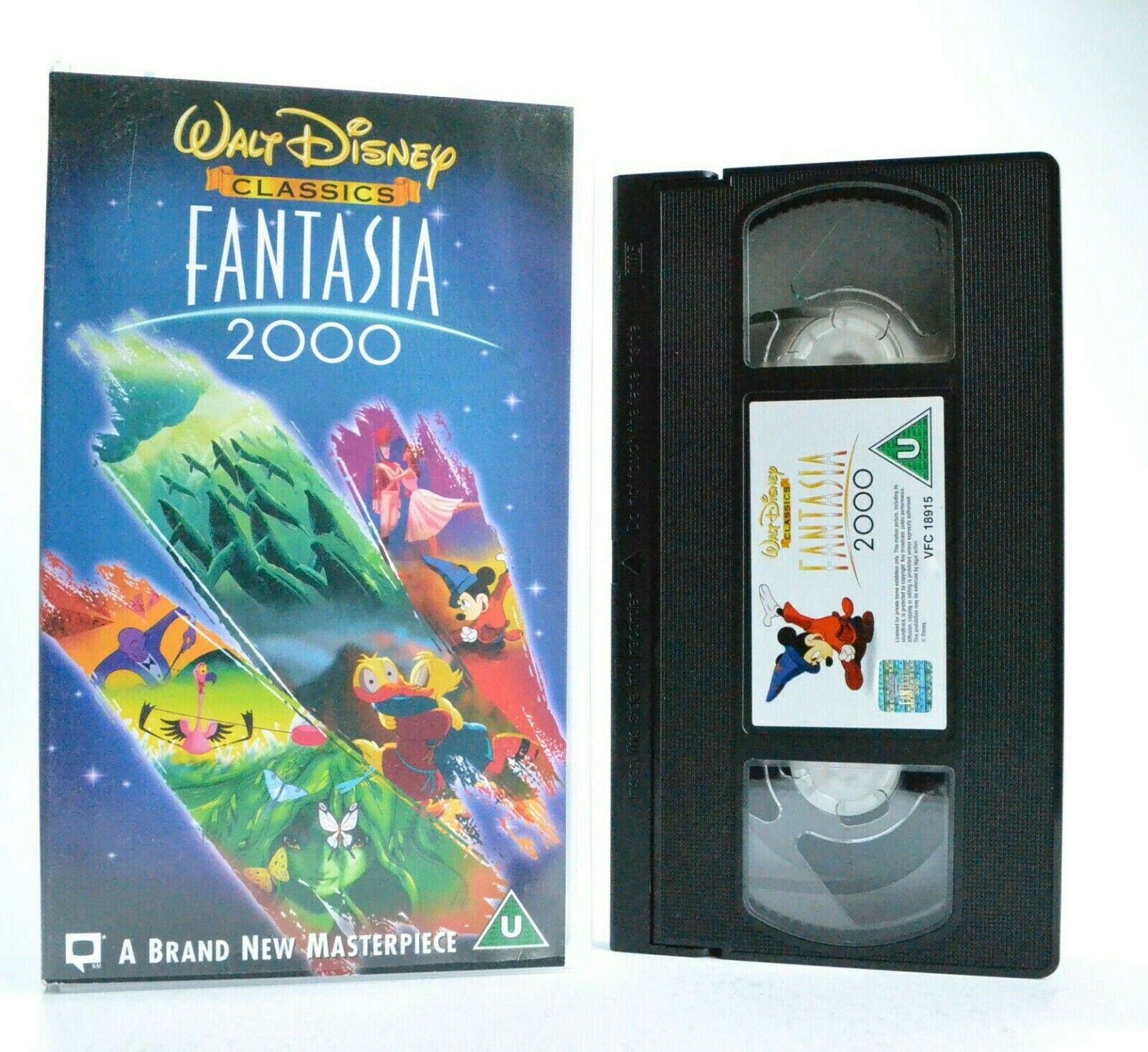 Fantasia 2000: Magical Masterpiece - Walt Disney Classics - Animated - Pal VHS-