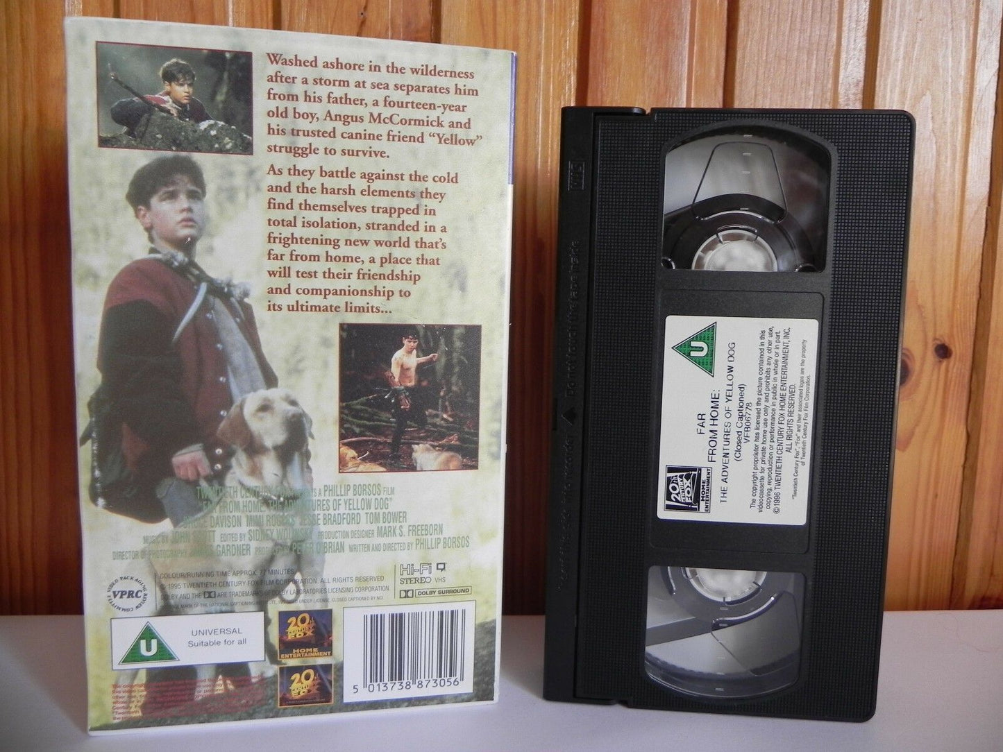 Far From Home - The Adventures Of Yellow Dog - 20th Century - Family - Pal VHS-