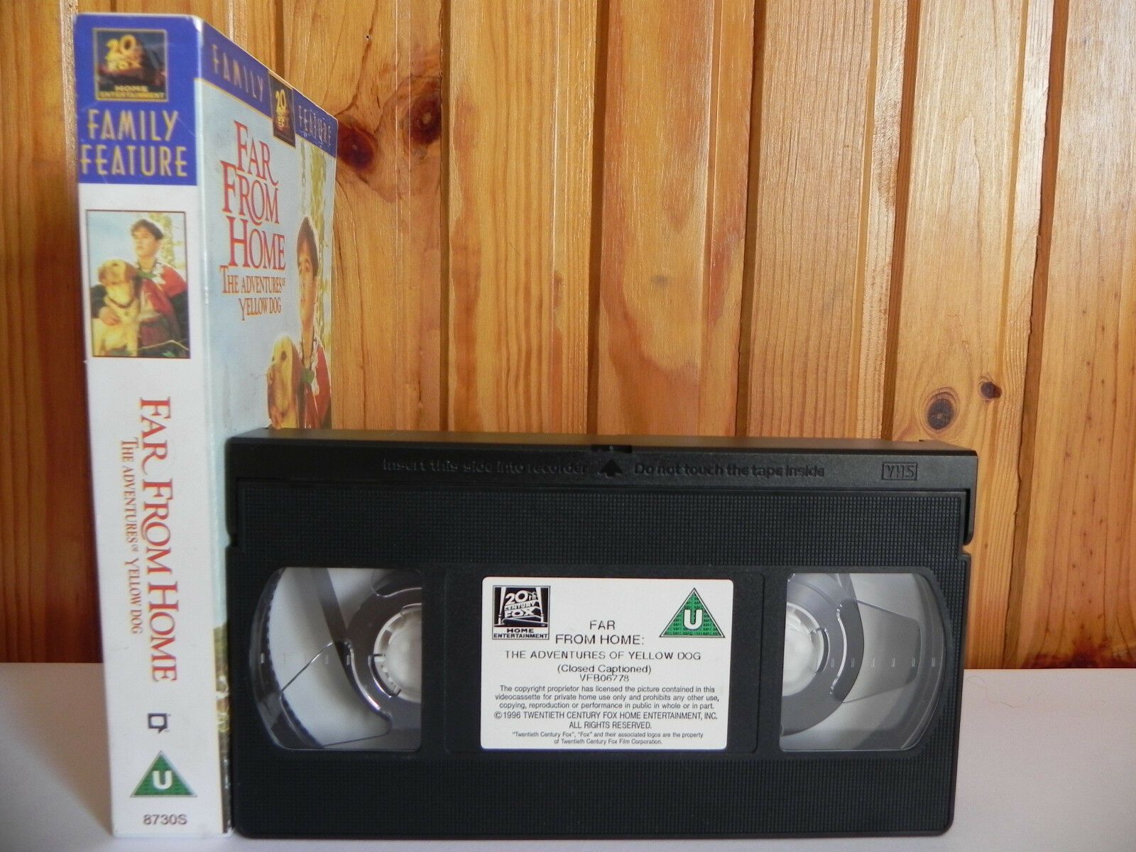 Far From Home - The Adventures Of Yellow Dog - 20th Century - Family - Pal VHS-