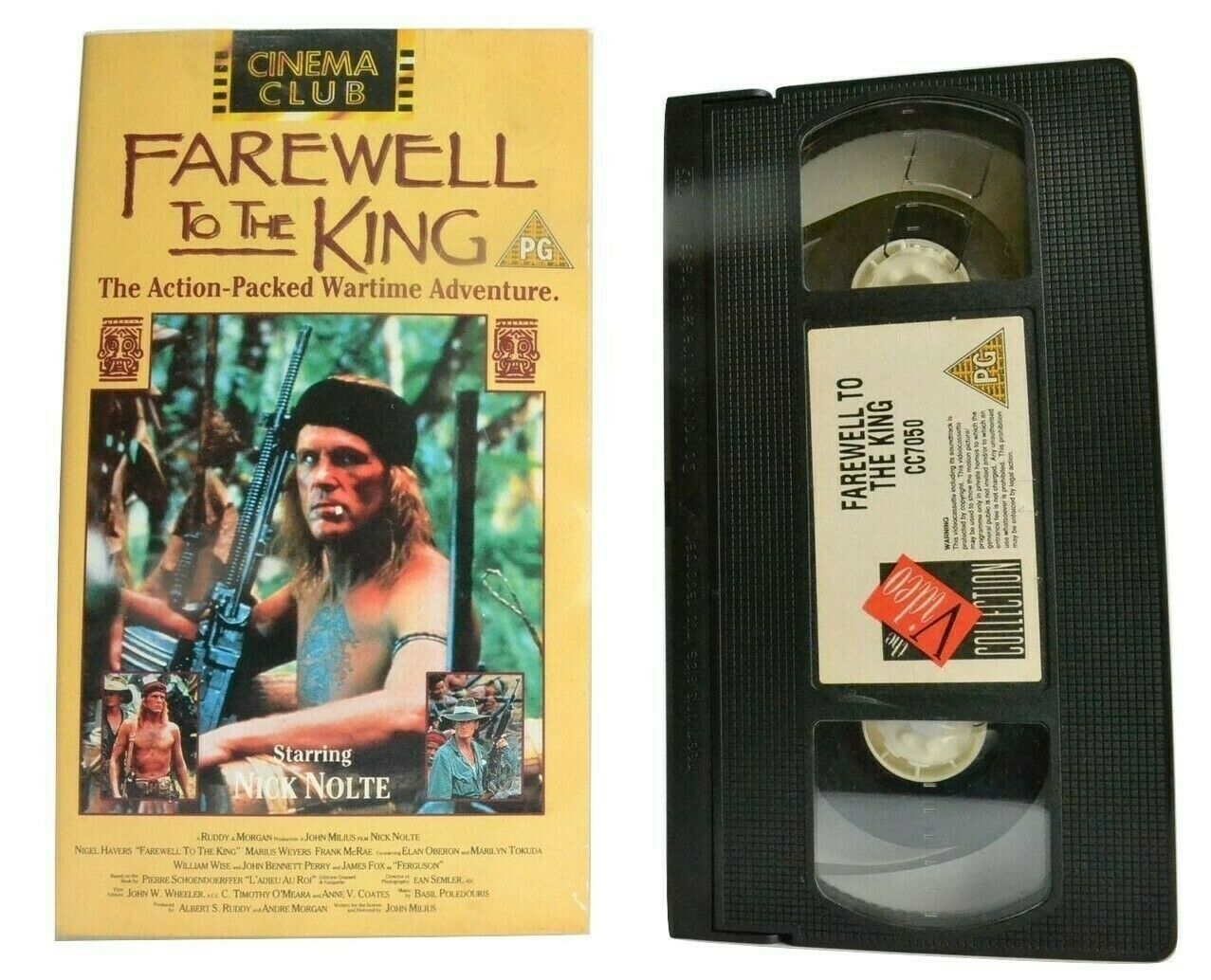 Farewell To The King; [Pierre Schoendoerffer]: Action - Nick Nolte - Pal VHS-