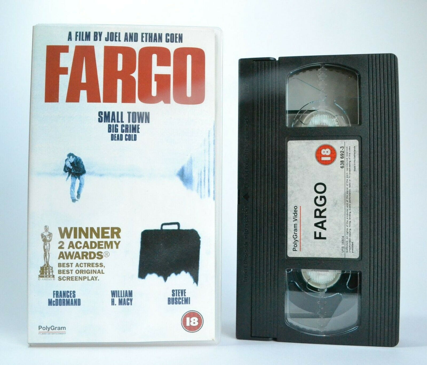 Fargo (1996): By Coen Brothers - Dead Cold Black Comedy - Steve Buscemi - VHS-