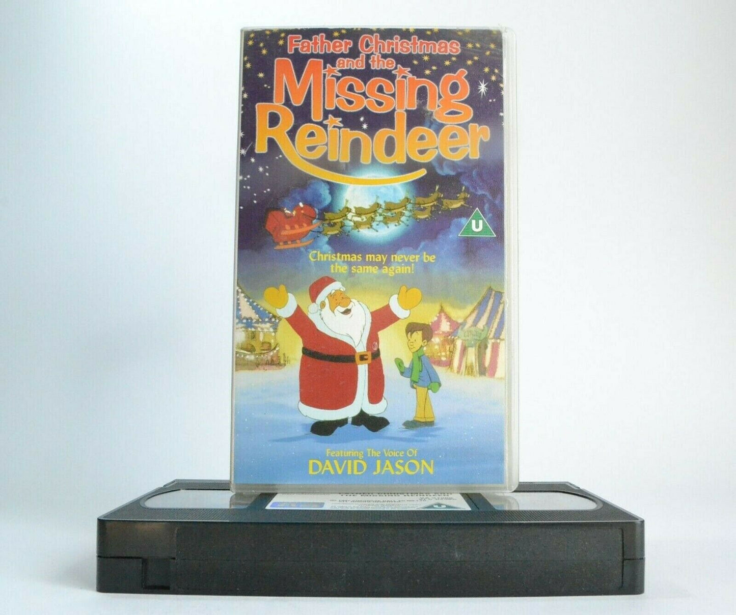 Father Christmas And The Missing Reindeer - David Jason - Animated - Kids - VHS-