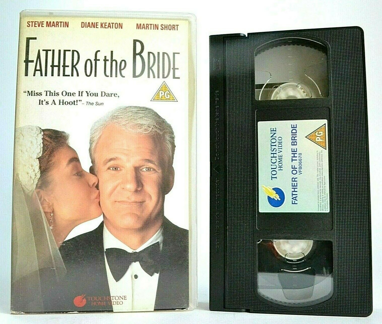 Father Of The Bride (1991) - Romantic Comedy - Steve Martin/Diane Keaton - VHS-