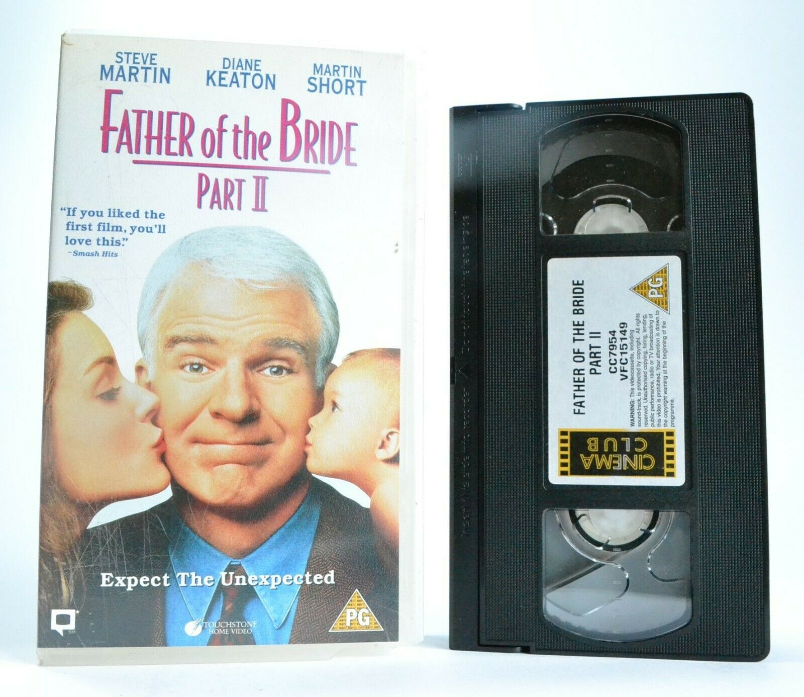 Father Of The Bride, Part 2 - Comedy - Steve Martin/Diane Keaton - Pal VHS-