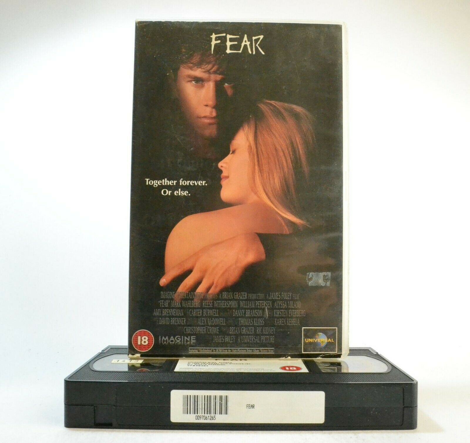 Fear: Film By J.Foley - Thriller - Large Box - M.Wahlberg/R.Witherspoon - VHS-