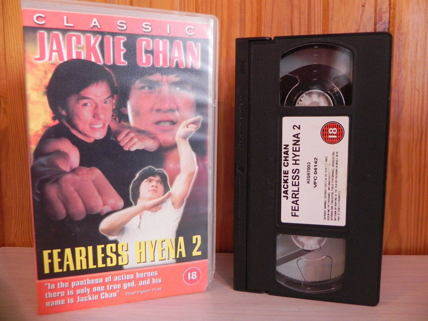 Fearless Hyena 2 - Jackie Chan - Kung-Fu - Vengence - KIS97003 - VHS - Video-