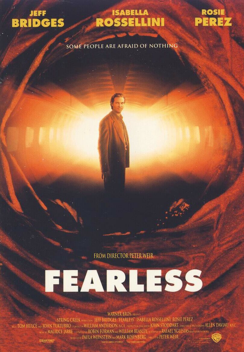 Fearless - Warner Home - Drama - Jeff Bridges - Rosie Perez - Large Box - VHS-