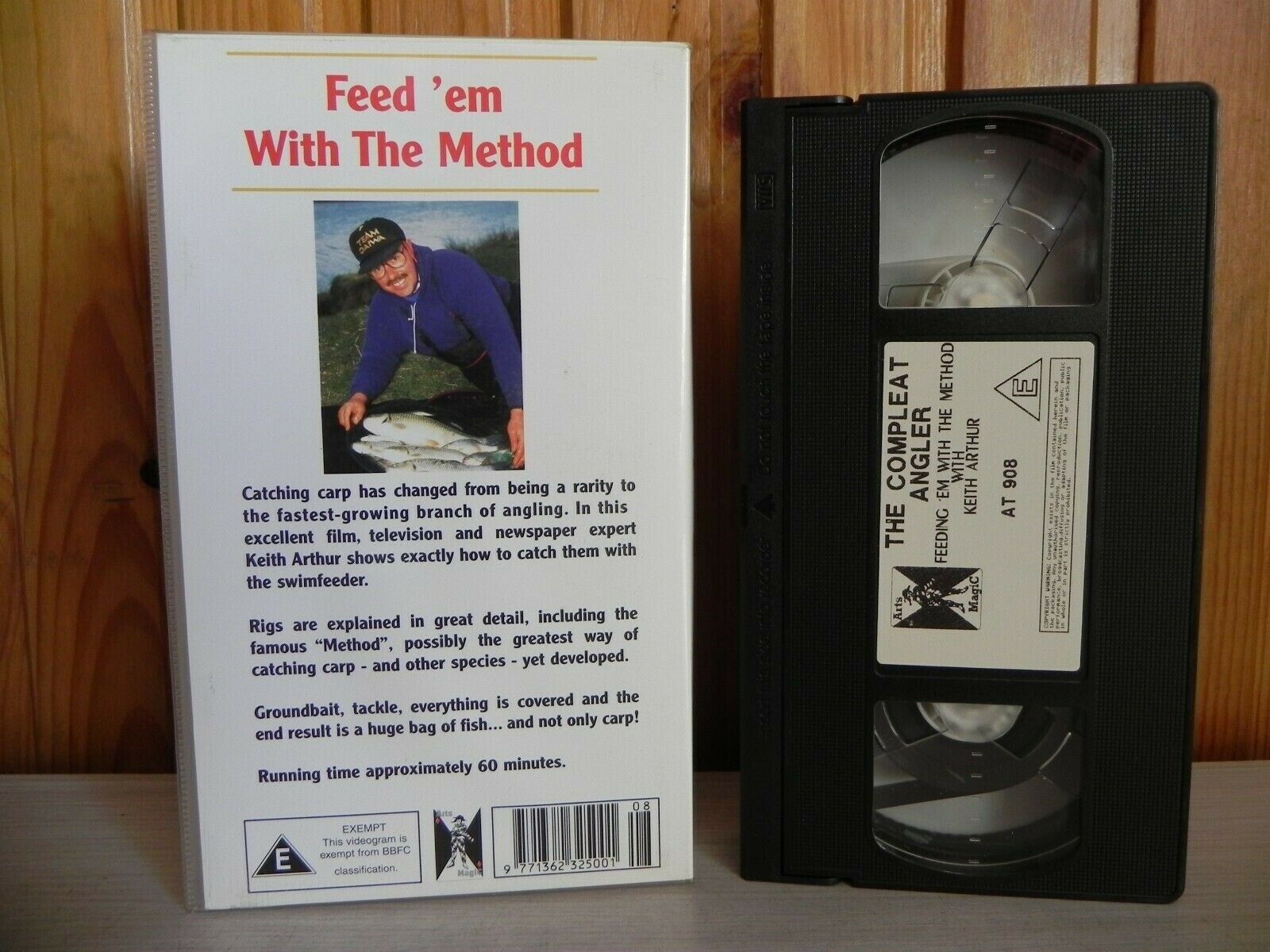 Feed ‘em With The Method – Fishing – Keith Arthur – Pal VHS-