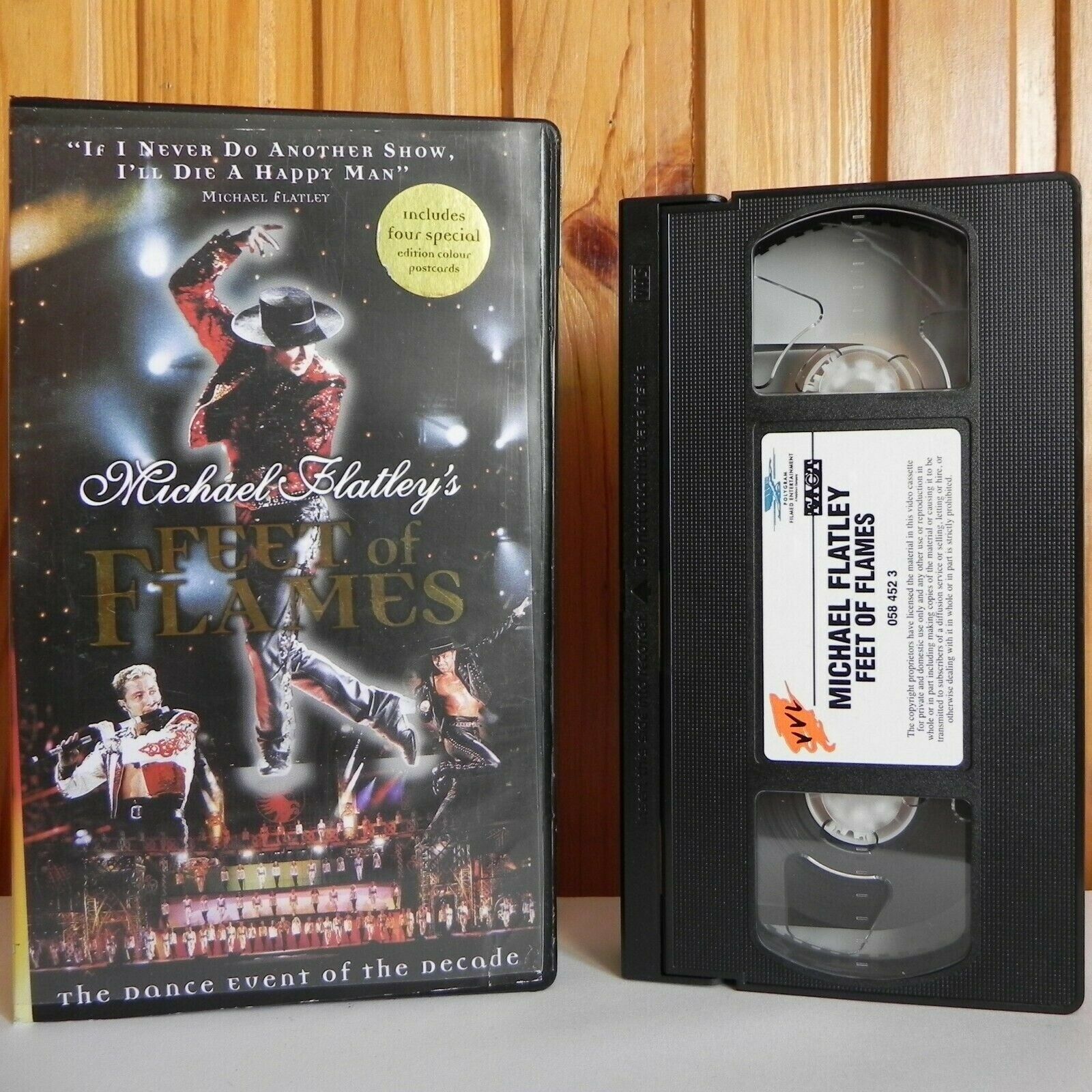 Feet Of Flames - Michael Flatley - 25th July 1998 - London - Hyde Park - Pal VHS-